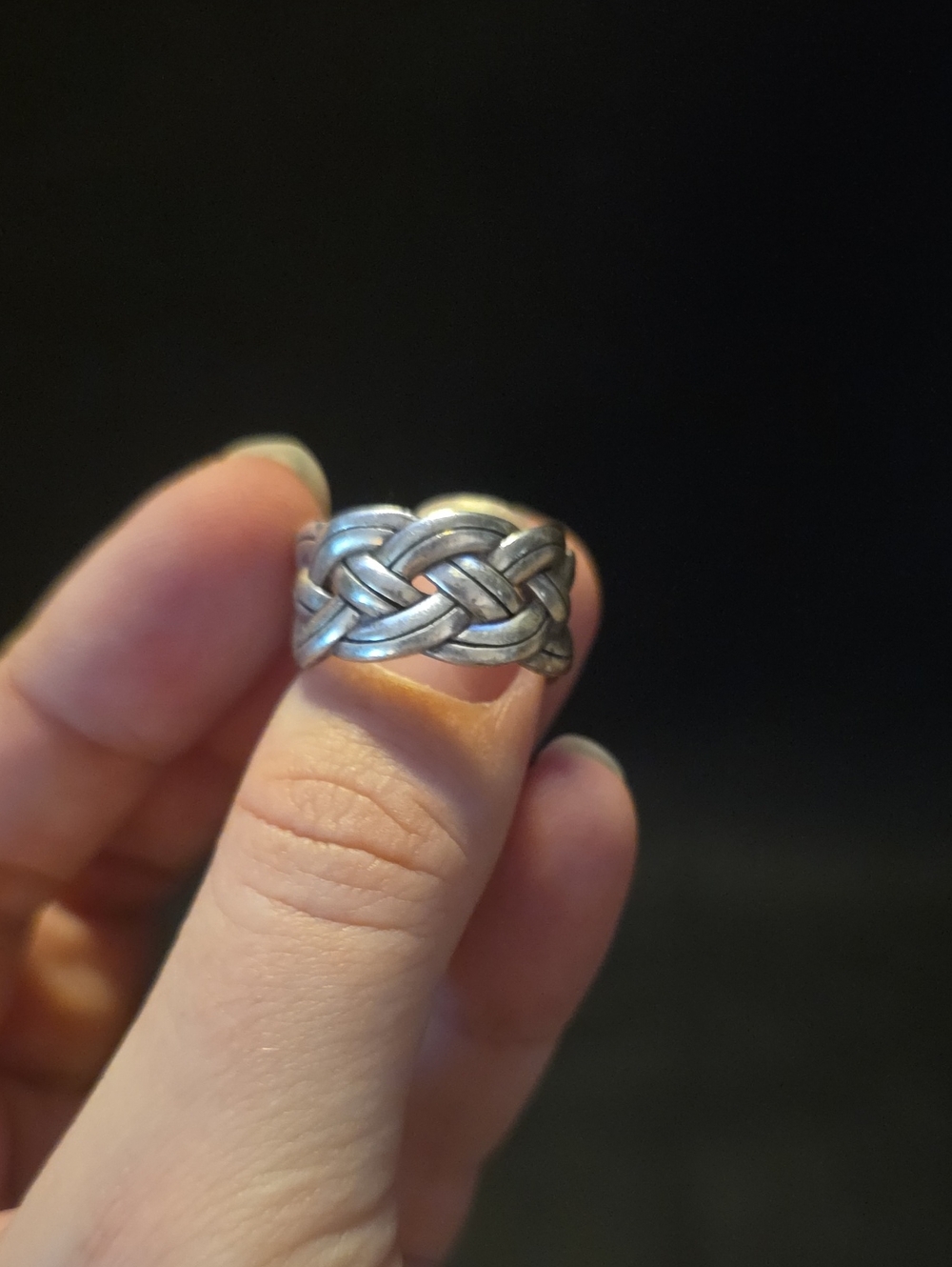 Brighton Interlok Ring Sz 7